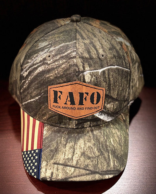 FAFO CAMO HAT PATRIOTIC