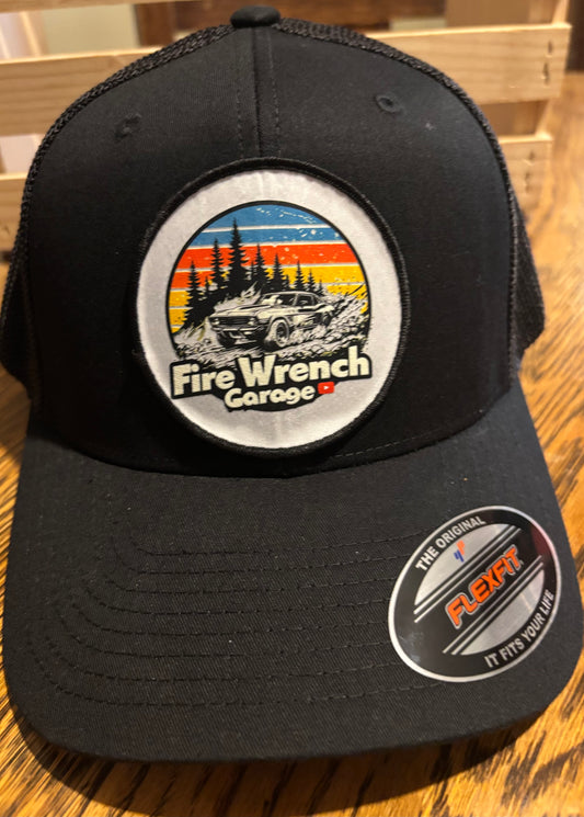 FIRE WRENCH GARAGE VINTAGE CAR FITTED HAT