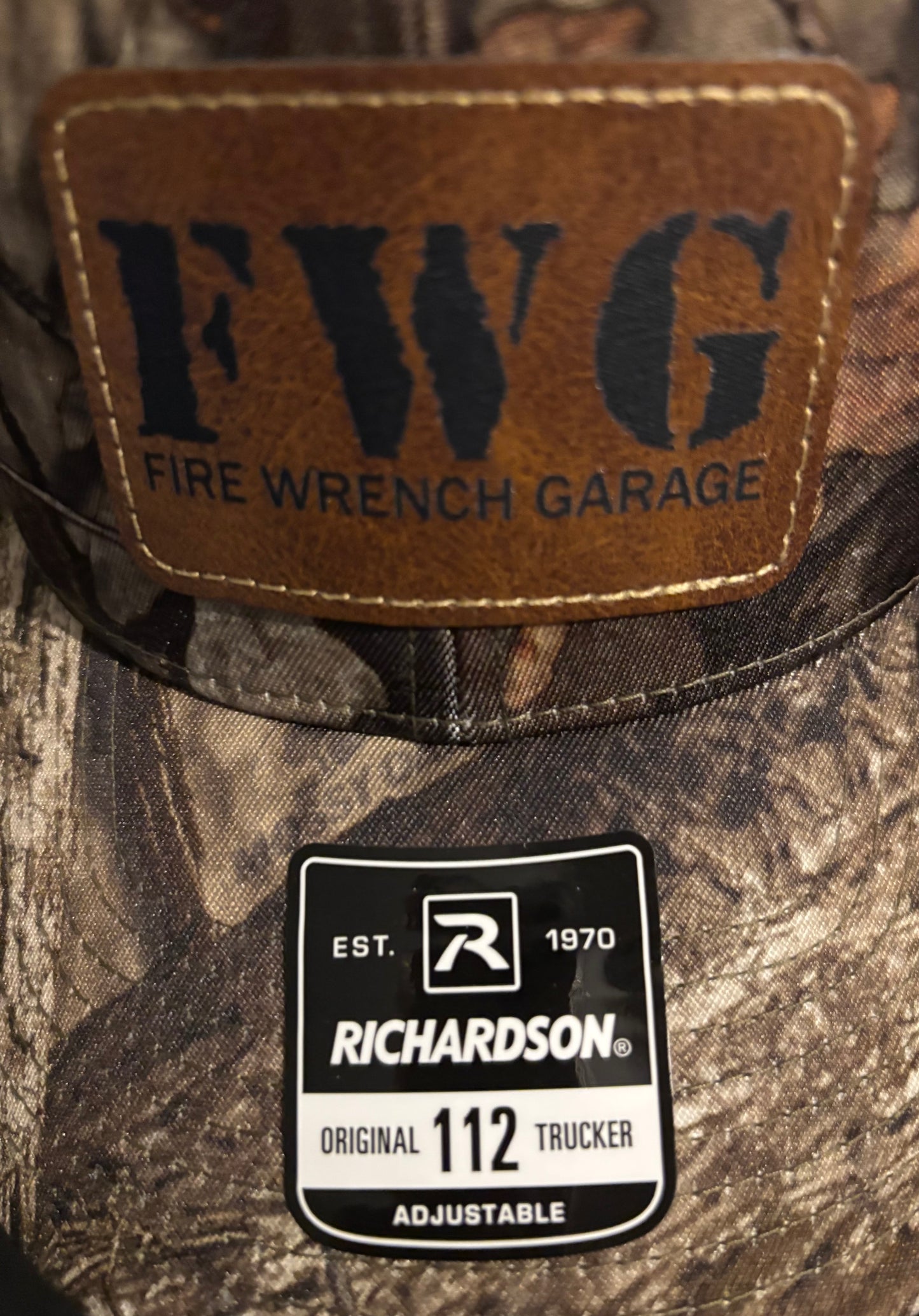 FWG Fire Wrench Garage Camo Hat