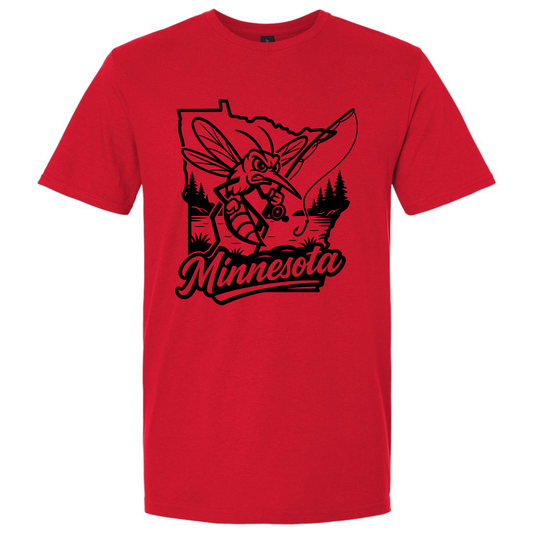 MINNESOTA MOSQUITO RED T-SHIRT