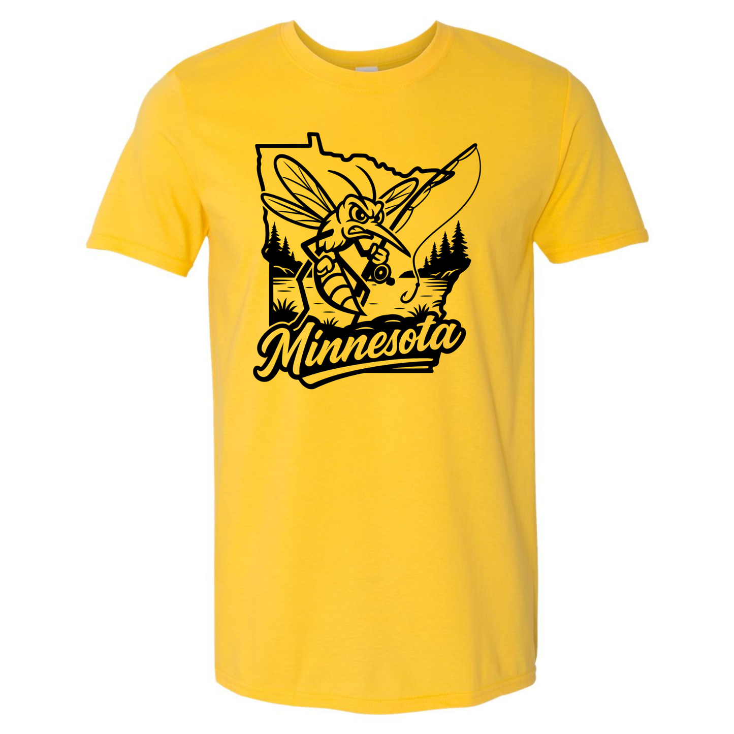 MINNESOTA MOSQUITO YELLOW T-SHIRT