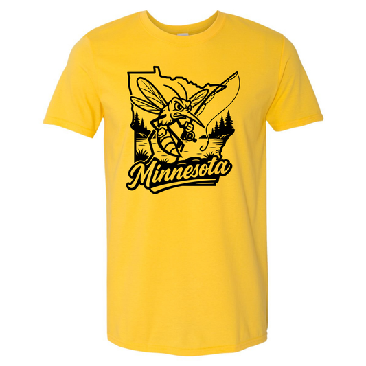 MINNESOTA MOSQUITO YELLOW T-SHIRT