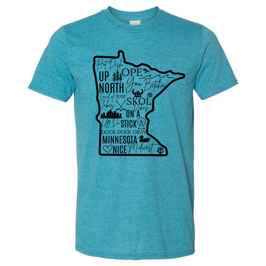 MINNESOTA WORDS T-SHIRT