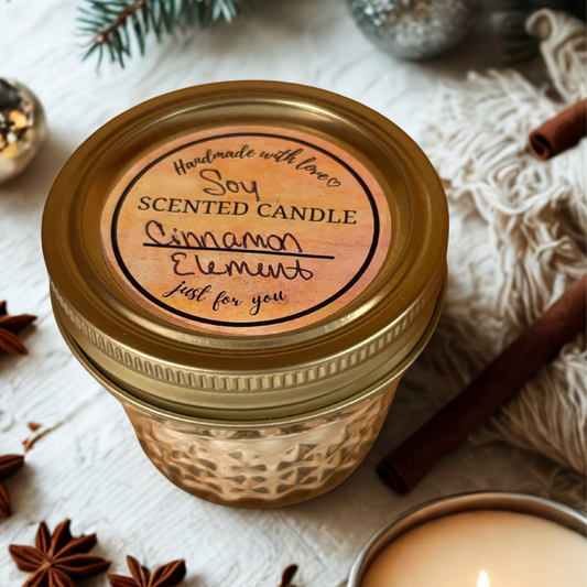 CINNAMON ELEMENT SOY CANDLE