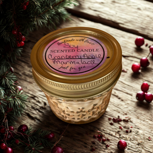 CRANBERRY APPLE MARMALADE SOY CANDLE