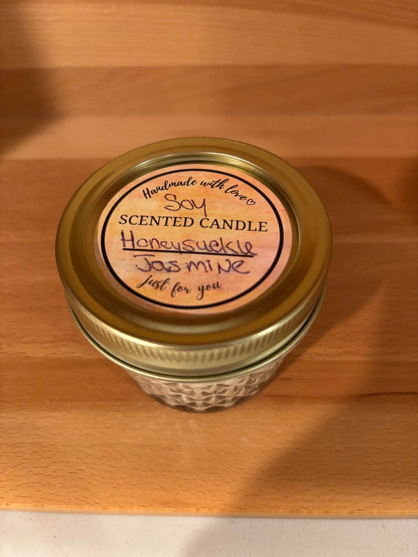 HONEYSUCKLE JASMINE 4 OZ SOY CANDLE