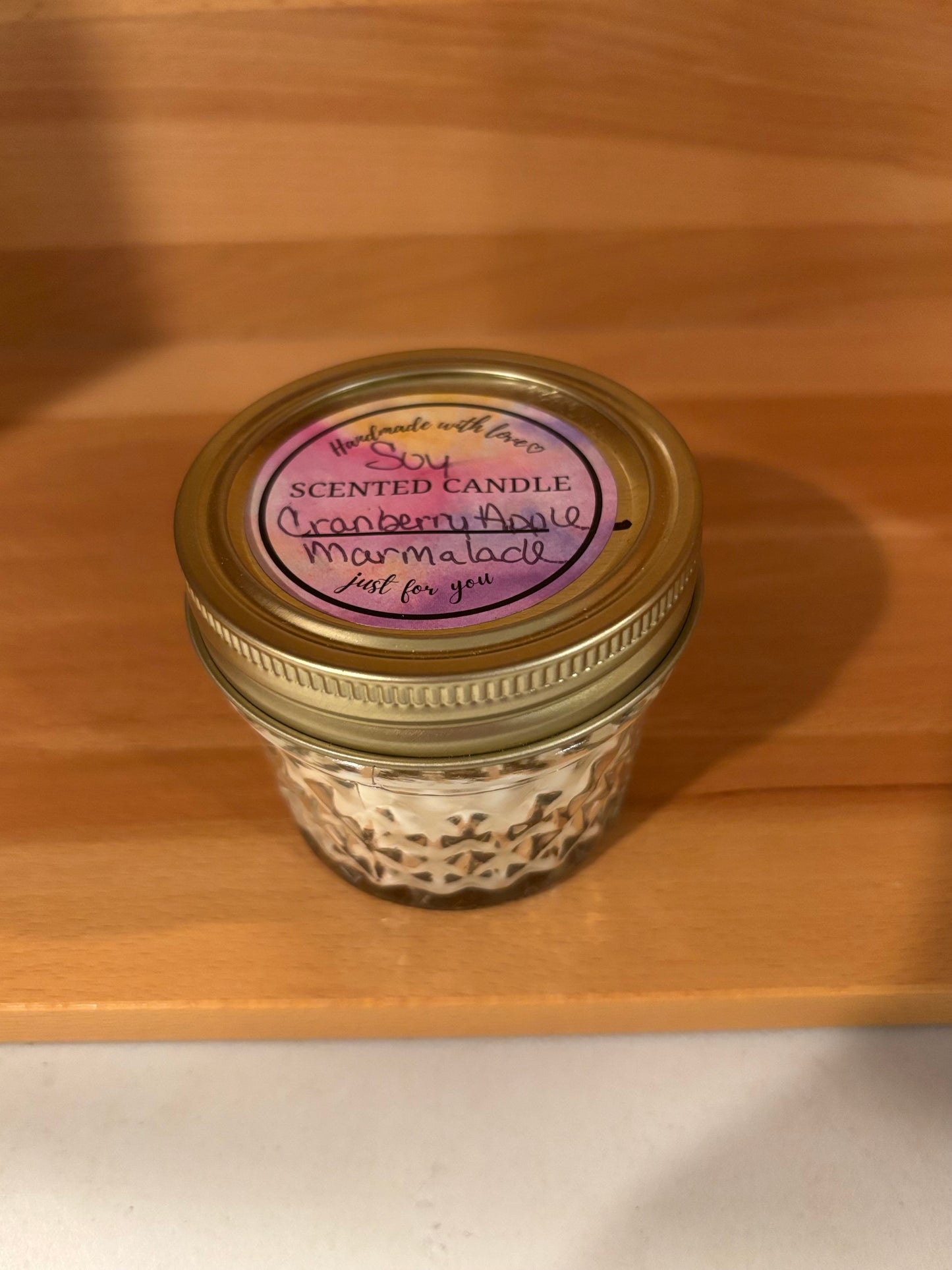 CRANBERRY APPLE MARMALADE SOY CANDLE